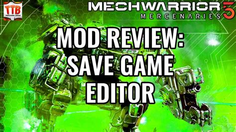Click Save and save the savegame. . Mw5 save editor